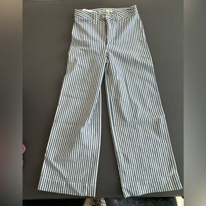 Madewell striped culottes